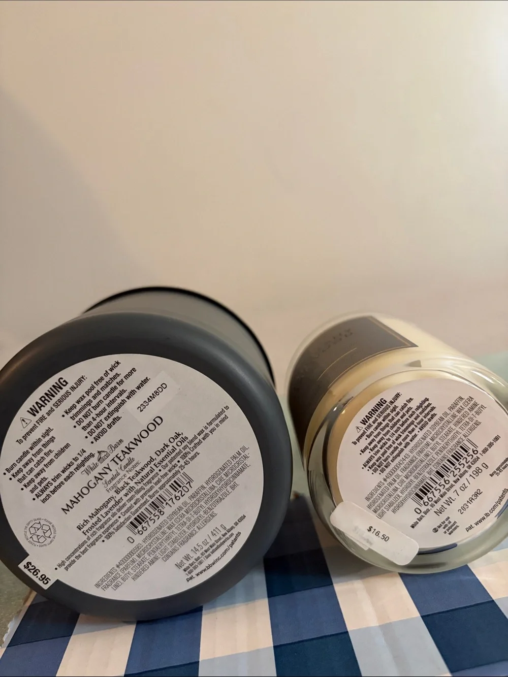 WHITE BARN candle set - Picture 3 of 5